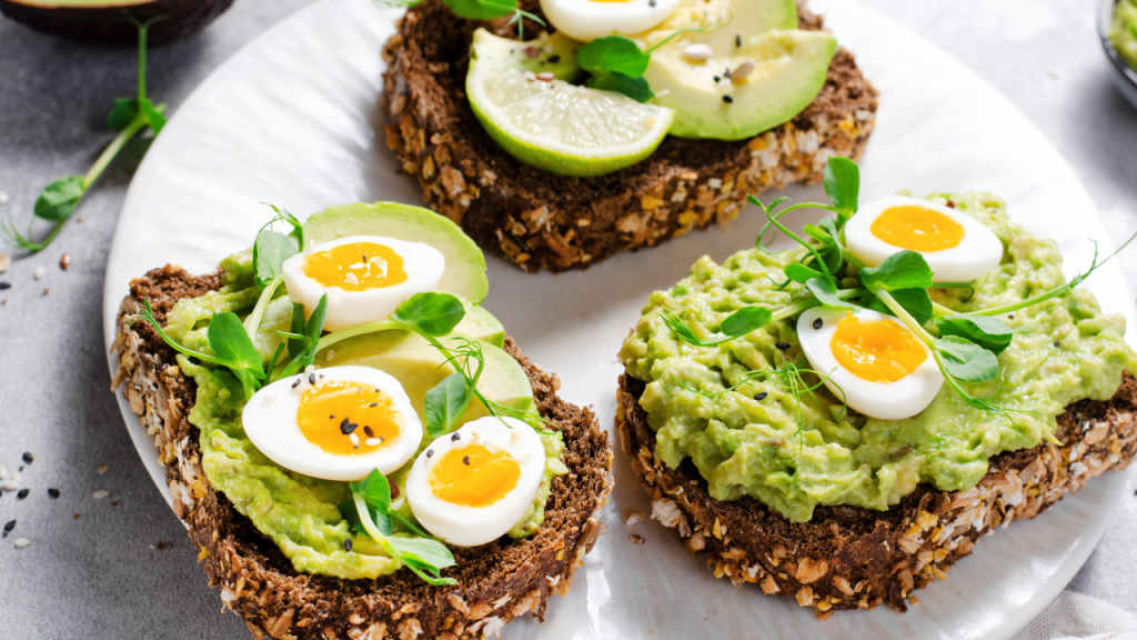 avocado and egg toast