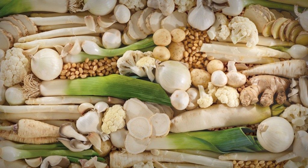 white and brown vegetables